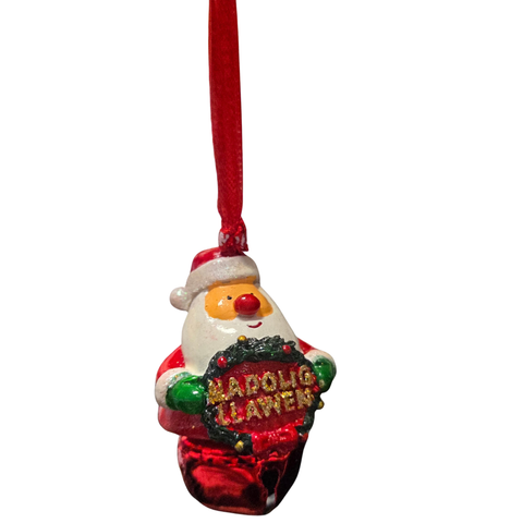 Nadolig Llawen Bell Hanger (Santa)|Addurn Nadolig Llawen (Sion Corn)