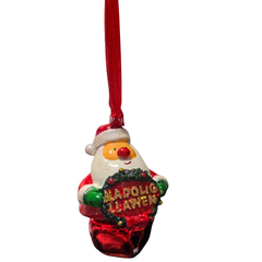 Nadolig Llawen Bell Hanger (Santa)|Addurn Nadolig Llawen (Sion Corn)