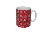 Scandi Welsh Tapestry Print Mug|Mwg Carthen Sgandi