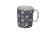 Scandi Welsh Tapestry Print Mug|Mwg Carthen Sgandi