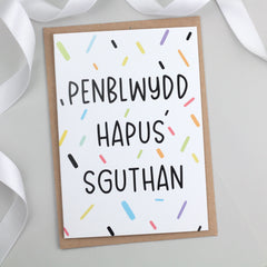 Penblwydd Hapus Sguthan