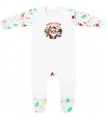 Welsh Santa Sleepsuit|Gwisg Nos Nadolig Llawen (Sion Corn)