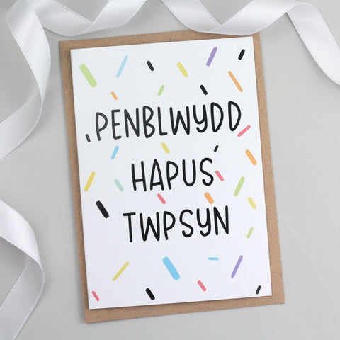Penblwydd Hapus Twpsyn