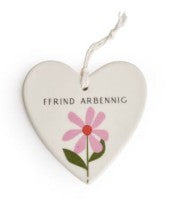 Ffrind Arbennig Hanging Heart Decoration| Addurn Ffrind Arbennig