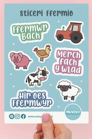 Welsh Farming Stickers|Sticeri Ffermio