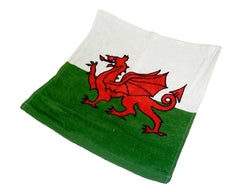 Welsh Flag Facecloth|Llian Sgwar Bychan