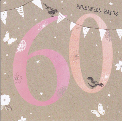 Penblwydd Hapus 60