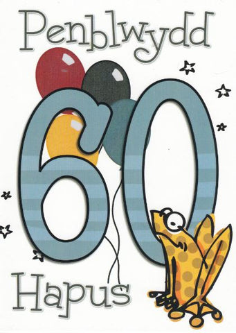 Penblwydd Hapus 60