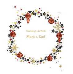 Nadolig Llawen Mam a Dad