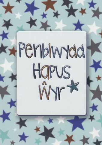 Penblwydd Hapus Wyr