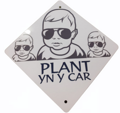 Plant yn y Car