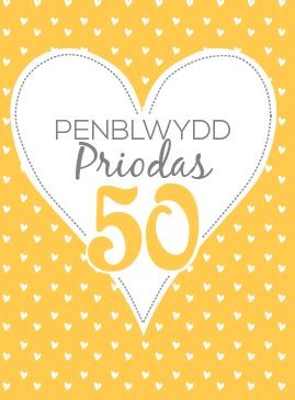 Penblwydd Priodas Aur - 50