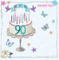 Penblwydd Hapus - 90 oed