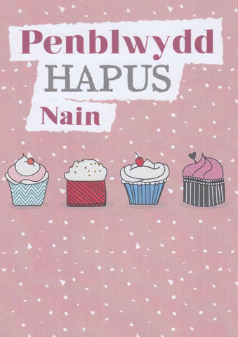 Penblwydd Hapus Nain