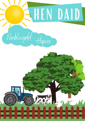 Penblwydd Hapus Hen Daid