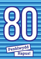 Penblwydd Hapus - 80