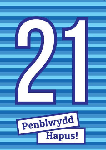 Penblwydd Hapus - 21