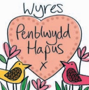 Penblwydd Hapus Wyres