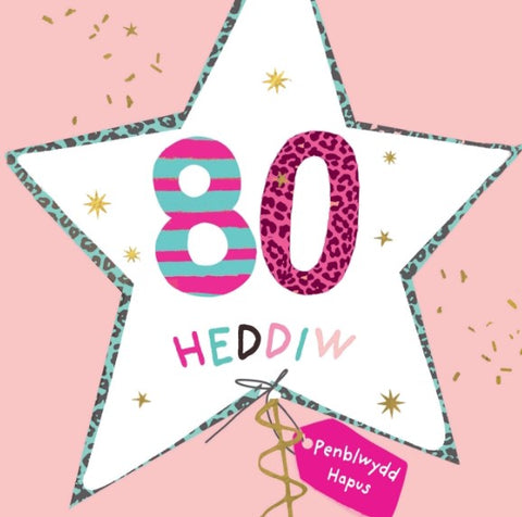 Penblwydd Hapus - 80