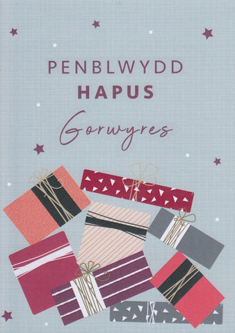 Penblwydd Hapus Gor-Wyres