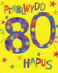 Penblwydd Hapus - 80