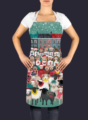 Carol Service Apron|Ffedog Gwasanaeth Carolau!