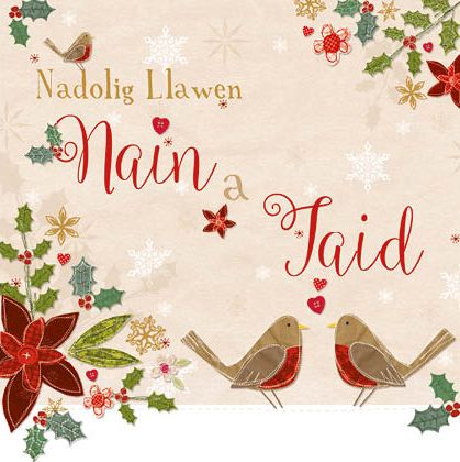 Nadolig  Llawen Nain a Taid