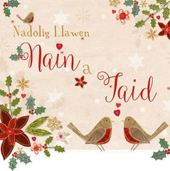 Nadolig  Llawen Nain a Taid