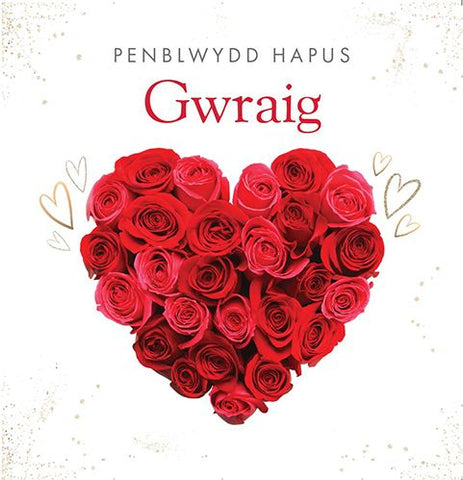 Penblwydd Hapus Gwraig
