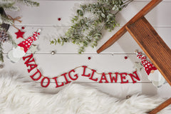 Nadolig Llawen Bunting|Baner Nadolig Llawen