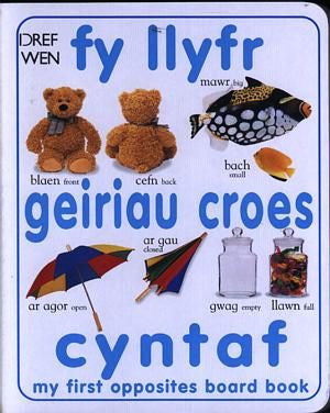 My First Opposites Board Book|Fy Llyfr Geiriau Croes Cyntaf
