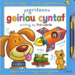 Ysgrifennu Geiriau Cyntaf/Writing My First Words