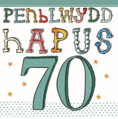 Penblwydd Hapus - 70