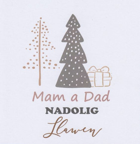 Nadolig Llawen Mam a Dad