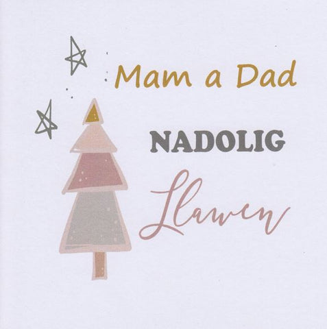 Nadolig Llawen Mam a Dad