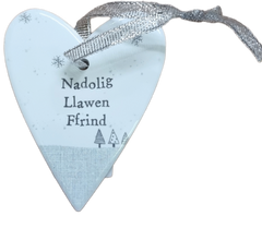 Nadolig Llawen Ffrind Christmas Hanger|Nadolig Llawen Ffrind