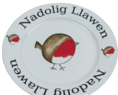 Nadolig Llawen Plate|Plat Nadolig Llawen