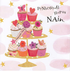 Penblwydd Hapus Nain