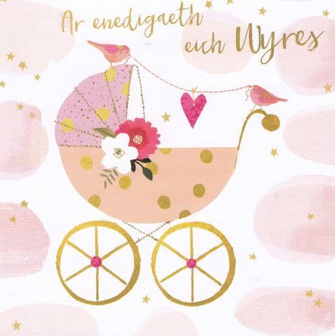 Ar Enedigaeth eich Wyres