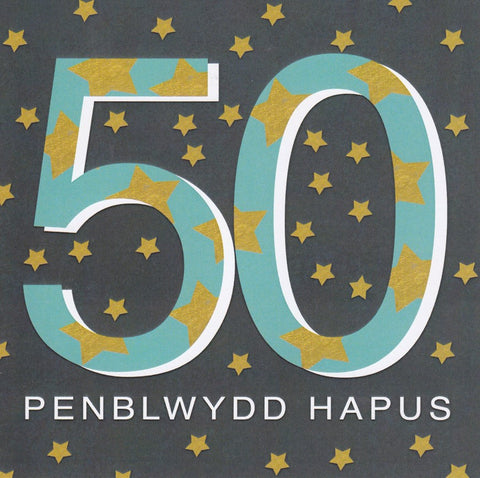 Penblwydd Hapus - 50