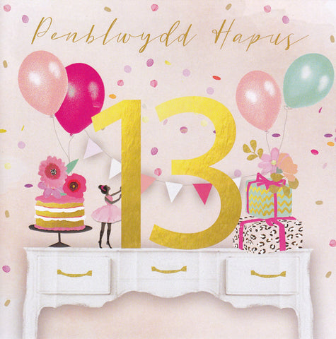Penblwydd Hapus 13