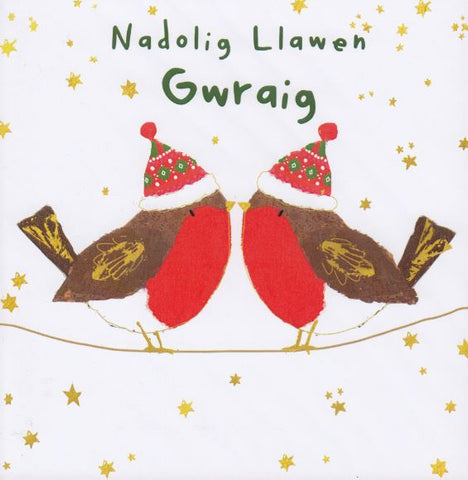 Nadolig Llawen Gwraig