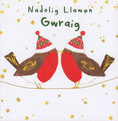 Nadolig Llawen Gwraig