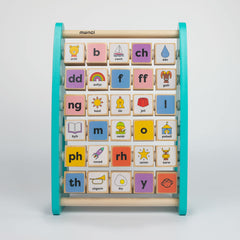 Welsh Alphabet Wooden Abacus|Abacus Pren Y Wyddor