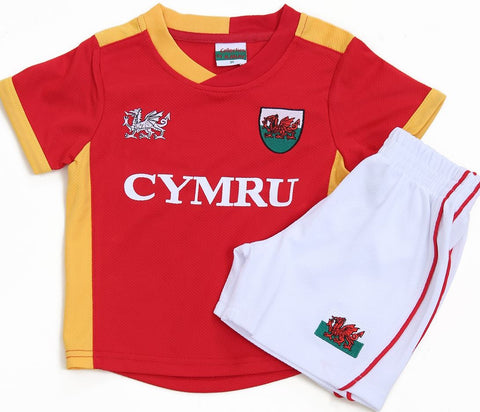 Kids Welsh Sports Kit|Crys a Siorts Chwareuon