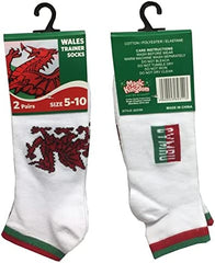 Wales Trainer Socks (Adult ) |Sana Cymru (Oedolion)