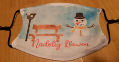 Nadolig Llawen Face Mask|Mwgwd Nadolig Llawen