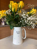 Jwg Blodau Mam Jug / Vase, Welsh Gifts