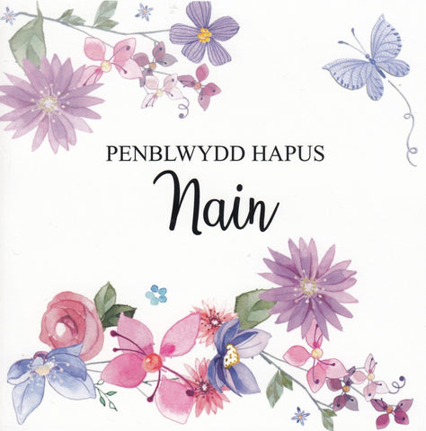 Penblwydd Hapus Nain