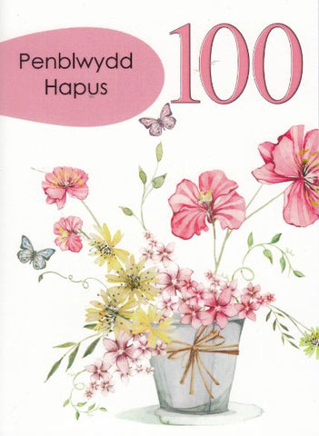 Penblwydd Hapus - 100